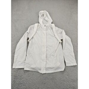 Nike Jacket Mens Large White BV3559-094 Convertible‎ Backpack Windbreaker Tech